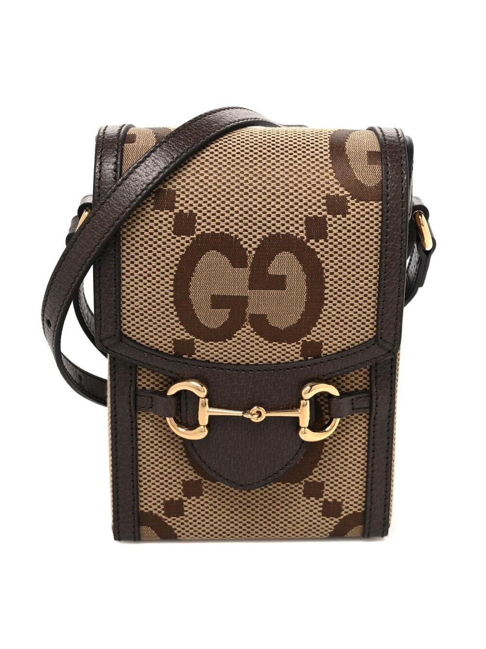 Gucci Jumbo Gg Textured Dollar Calfskin #374082G11B